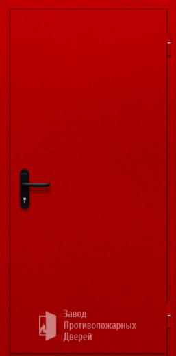 Фото двери «Однопольная глухая (красная)» в Твери
