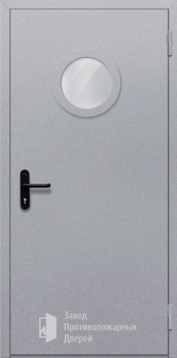 Фото двери «Однопольная с круглым стеклом» в Твери