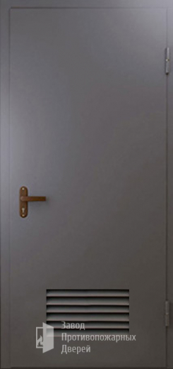 Фото двери «Техническая дверь №3 однопольная с вентиляционной решеткой» в Твери