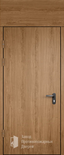 Фото двери «МДФ однопольная с фрамугой №28» в Твери
