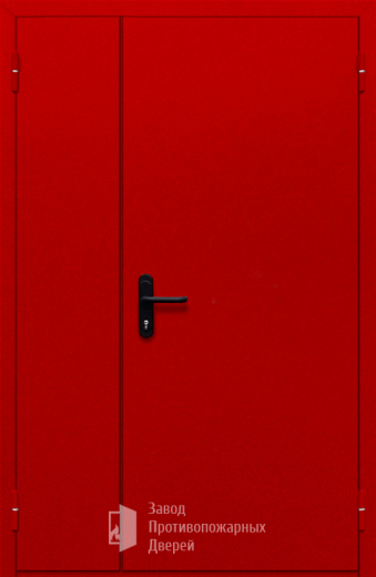 Фото двери «Полуторная глухая (красная)» в Твери