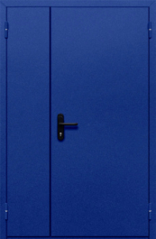 Фото двери «Полуторная глухая (синяя)» в Твери