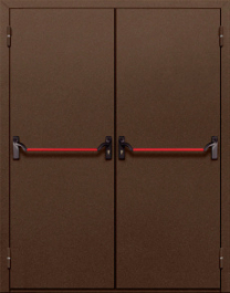 Фото двери «Двупольная глухая с антипаникой №18» в Твери