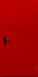 Фото двери «Однопольная глухая (красная)» в Твери