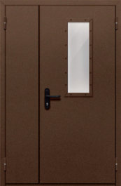 Фото двери «Полуторная со стеклом №28» в Твери