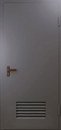 Фото двери «Техническая дверь №3 однопольная с вентиляционной решеткой» в Твери