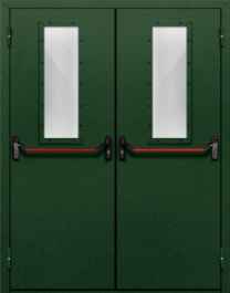 Фото двери «Двупольная со стеклом и антипаникой №69» в Твери